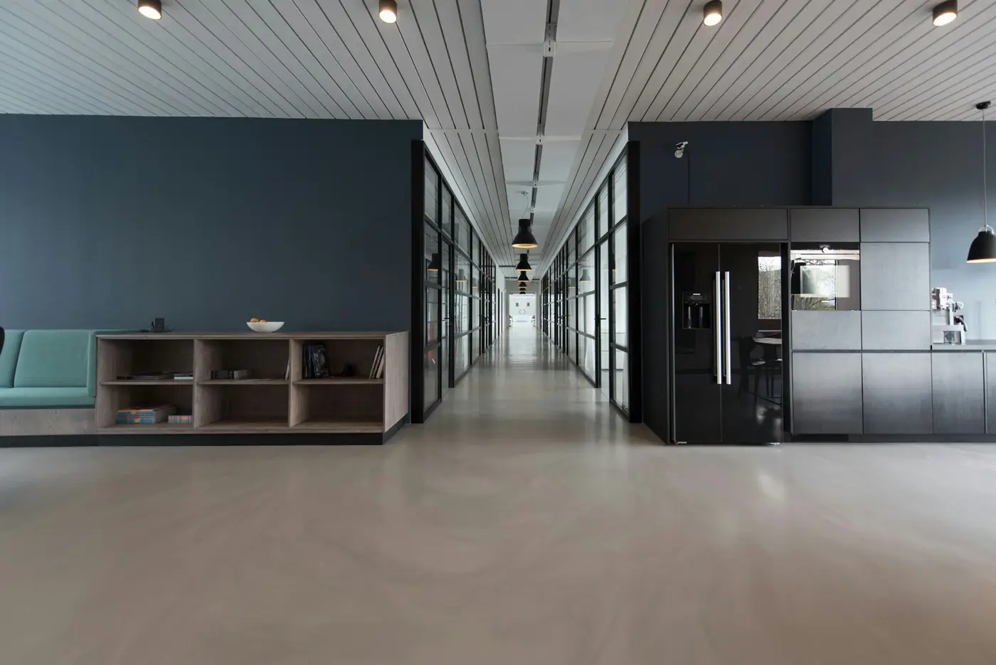 Property professionals reviewing building information